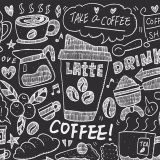 Doodling wallpaper