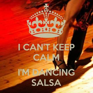 Keep Calm Dance On wallpaper