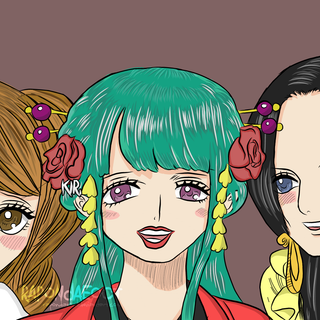 Sanji x Pudding wallpaper