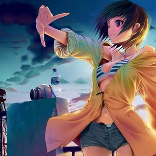 Anime girl HD Android wallpaper