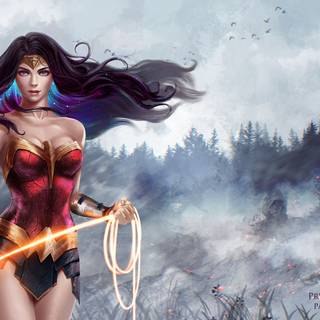 Women super heroes wallpaper