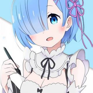 Rem anime cute wallpaper