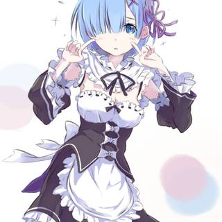 Rem anime cute wallpaper
