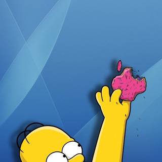 Aesthetic Simpsons iPhone wallpaper
