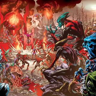 Red Lantern Corps wallpaper