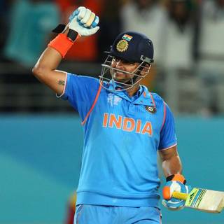 Suresh Raina and MS Dhoni wallpaper