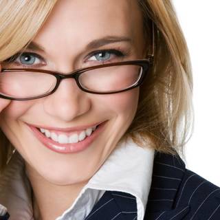 Girl wearing glasses wallpaper