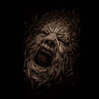 Man and woman angry wallpaper