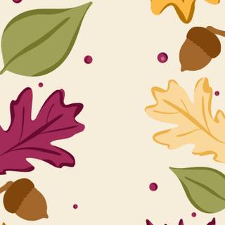 Autumn illustration wallpaper