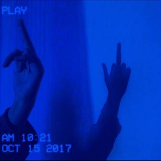 Grunge blue aesthetic wallpaper