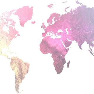 Pink map wallpaper