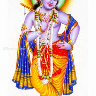 Shree Krishna UHD mobile wallpaper