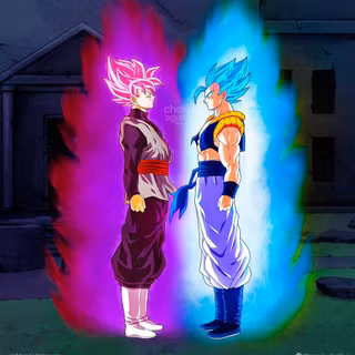 Rose Goku Black wallpaper