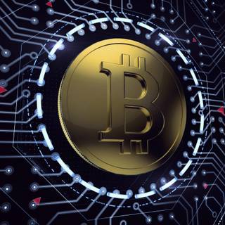Bitcoin money art wallpaper