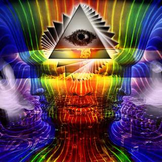 Illuminati triangle wallpaper