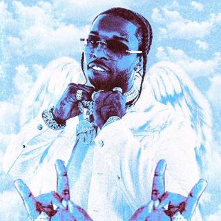 Pop Smoke cartoon wallpaper