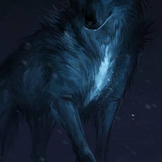Galaxy werewolves wallpaper