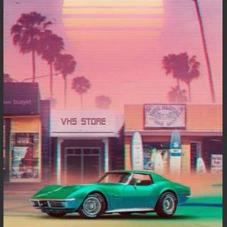 Retro chill wallpaper