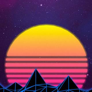 Retro chill wallpaper