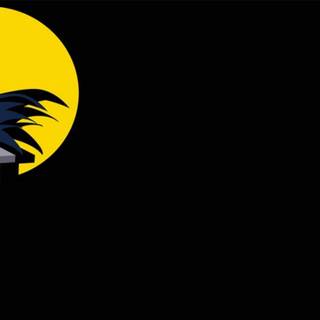 Batman minimalist portrait wallpaper