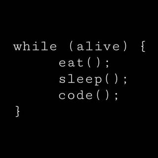 Eat Sleep Code Repeat Android wallpaper