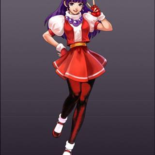 Athena Asamiya anime cute wallpaper