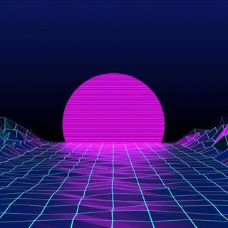 Gaming aesthetic pink and blue wallpaper