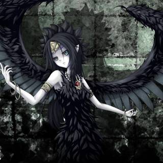 Dark goth anime wallpaper