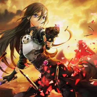 Kirito GGO wallpaper