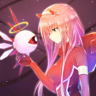 Pink anime aesthetic desktop wallpaper