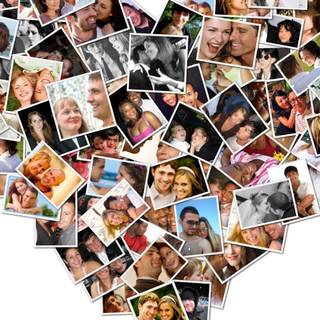 Flower collage wallpaper