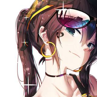 Best anime girl smile wallpaper