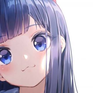 Best anime girl smile wallpaper