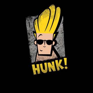 Johnny Bravo amoled wallpaper