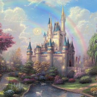 Beautiful castle HD wallpaper