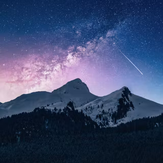 Dolomites Mountains milky way wallpaper