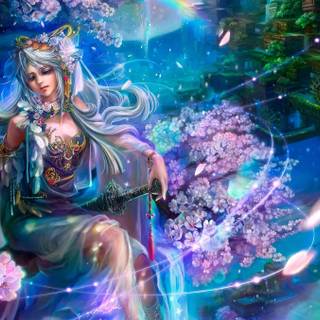 Japanese princess wallpaper