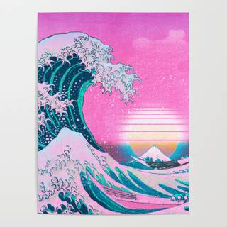 Aesthetic Kanagawa wallpaper