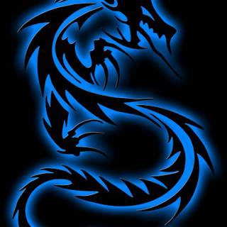 Blue dragons wallpaper