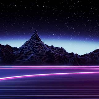 Aesthetic mountain wallpaper