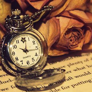 Clock vintage HD wallpaper