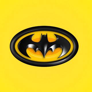 Yellow Batman sign wallpaper