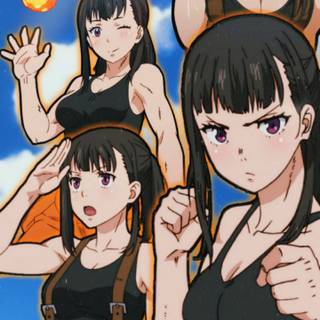 Fire Force iPhone HD wallpaper