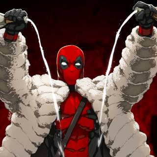 Deadpool Marvel comic art wallpaper