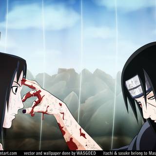 Itachi death wallpaper