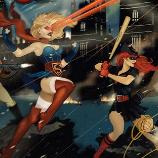 DC females wallpaper