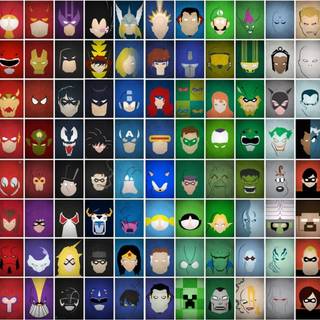 DC super heroes wallpaper