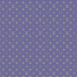 Blue Louis Vuitton desktop wallpaper