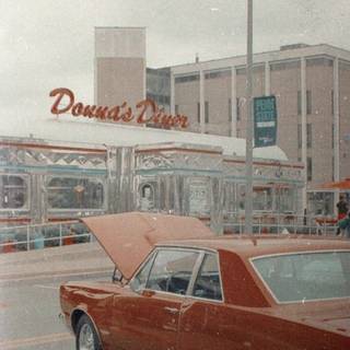 Aesthetic galaxy retro wallpaper