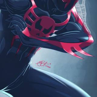 Spider Man 2099 mobile wallpaper